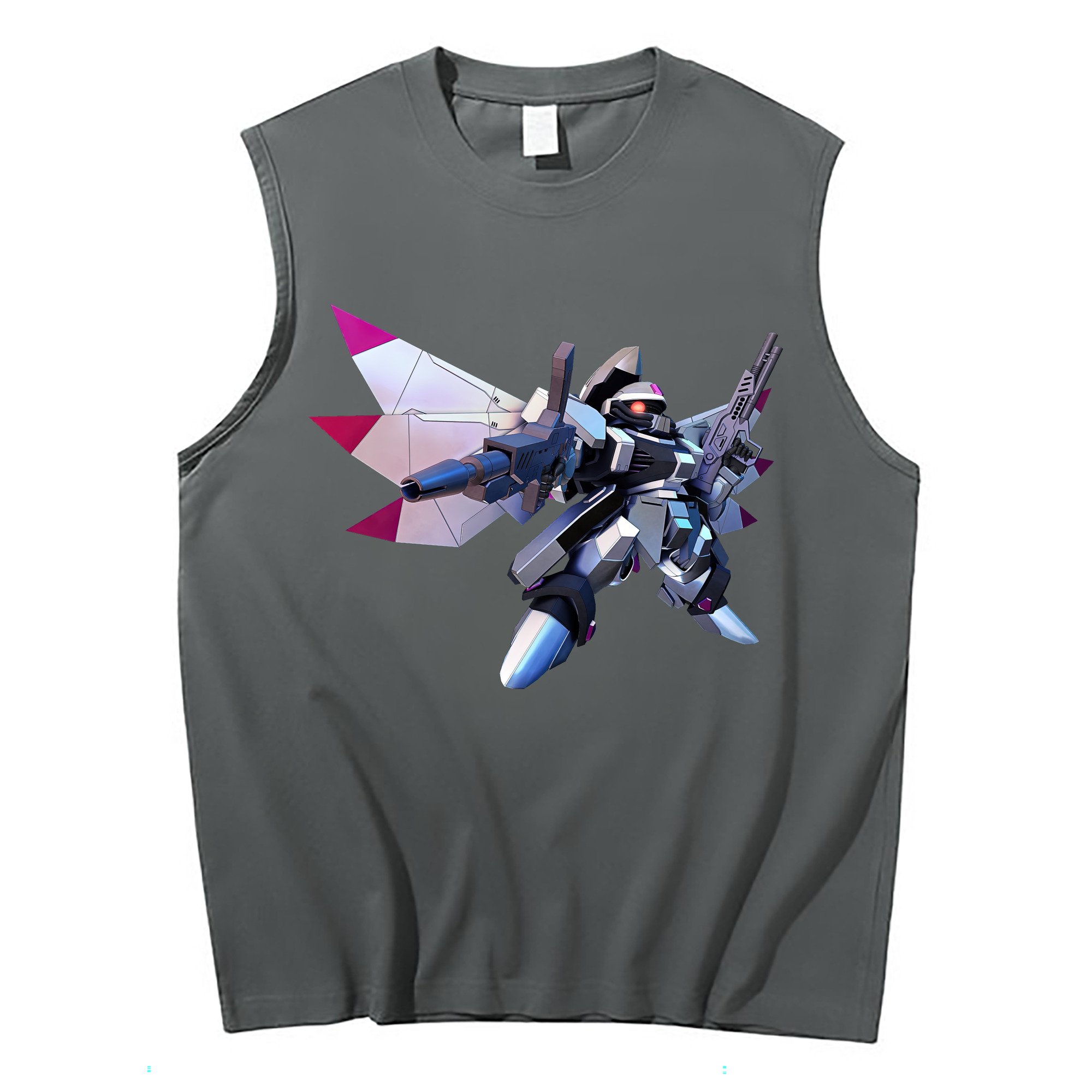 （画像用） 機動戦士ガンダム Mobile Suit Gundam コットン100％タンクトップ（フロントプリント）
